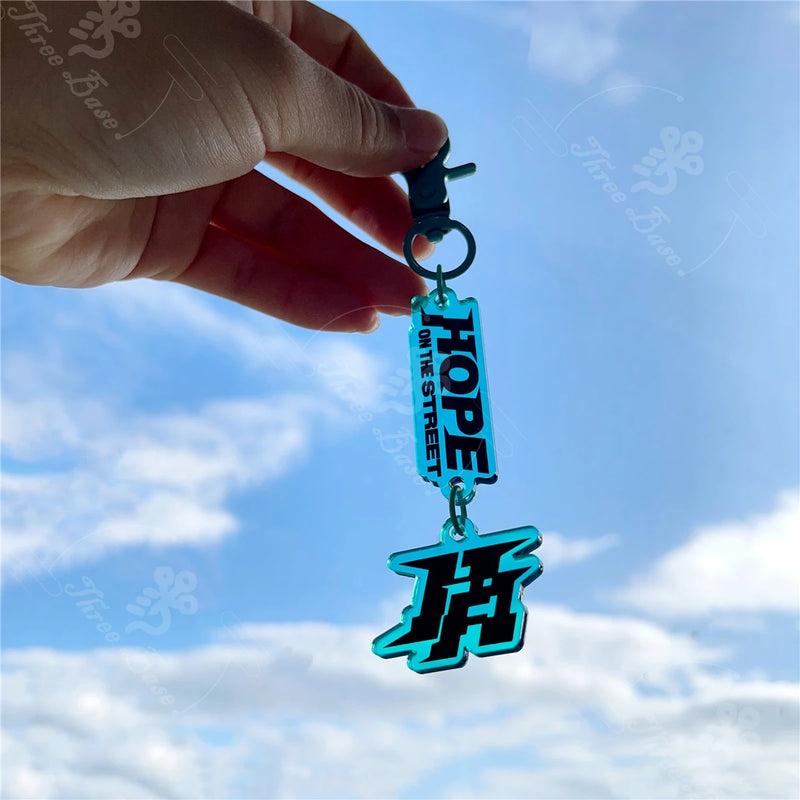 Bangtan Jhope AgustD Cute Acrylic Keyring Keychain