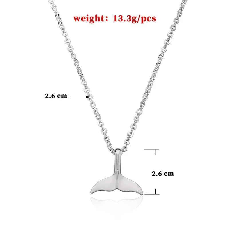 Bangtan Jk Dolphin Tail Necklace Accessories