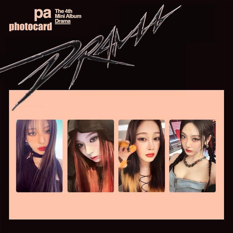 KPOP Aespa Hot Mess Selfie Lomo Cards