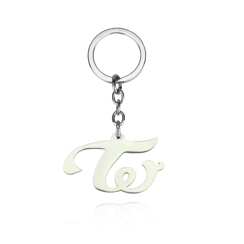 Twice Logo Keychain Ring