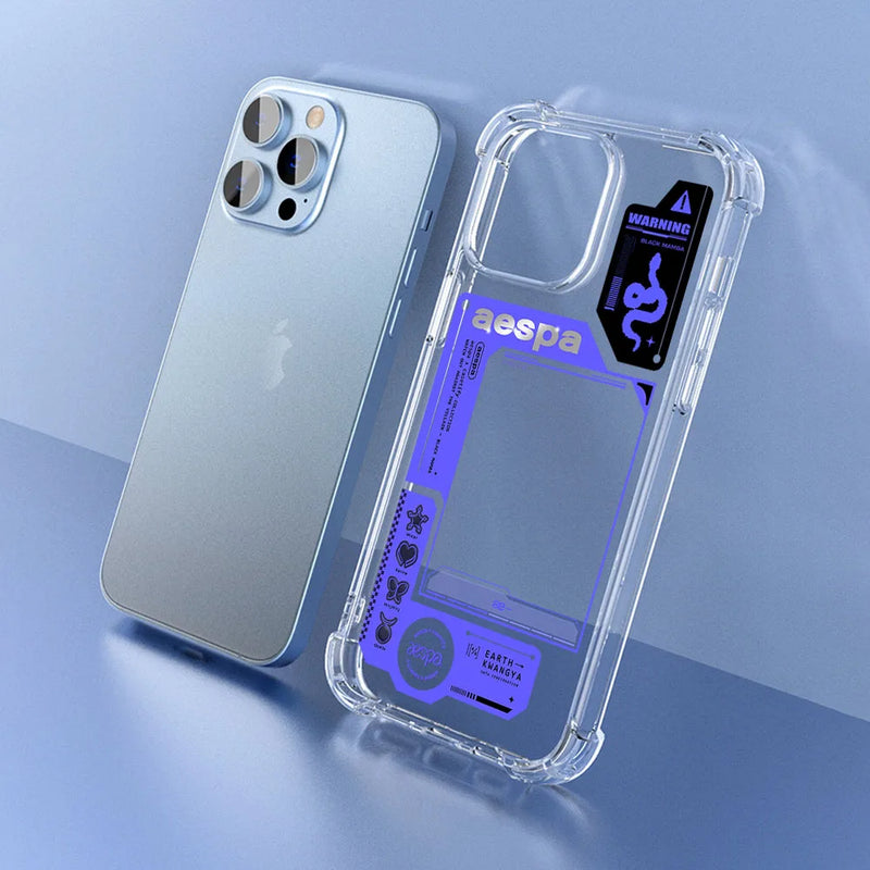 Aespa Mini Soft Clear TPU Iphone Case