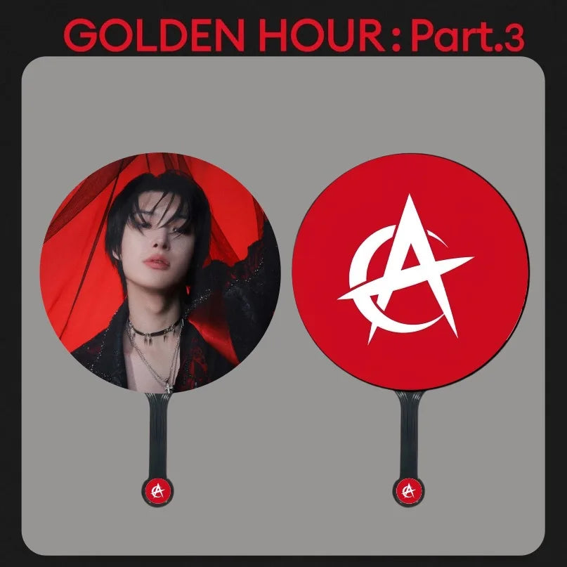 ATEEZ GOLDEN HOUR: PART 3 Album Photo Print Handheld Fan