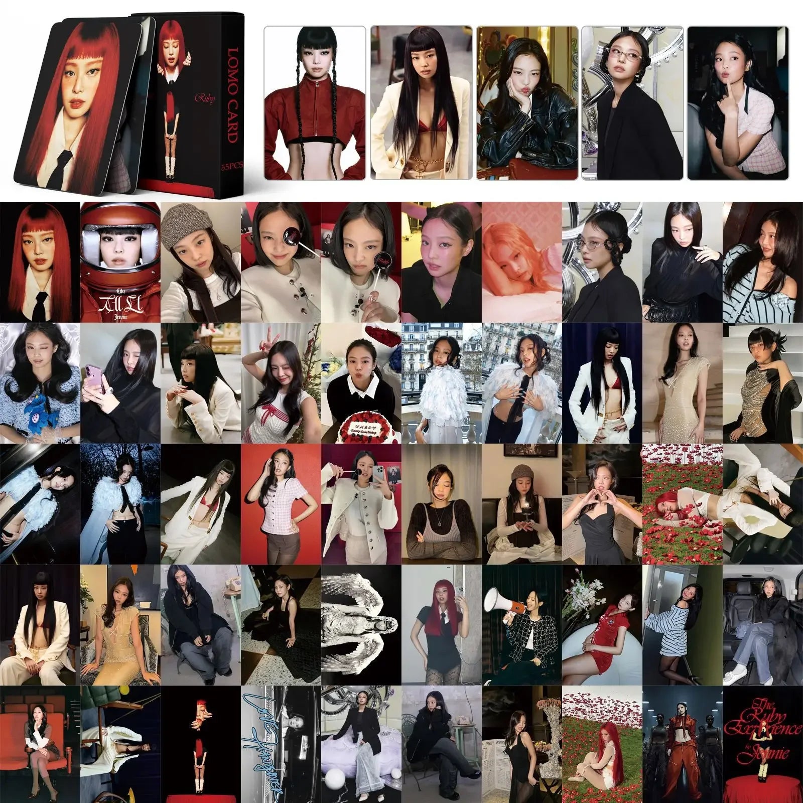 JENNIE RUBY LIKE Jennie Lomo Cards