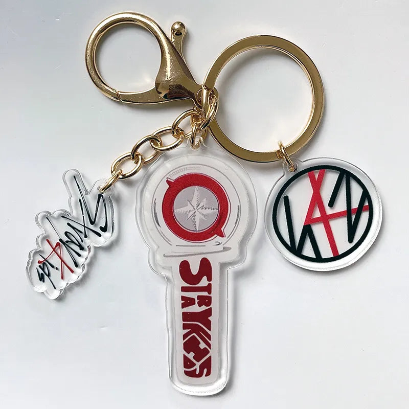 Stray Kids Light Stick Mini-Schlüsselanhänger