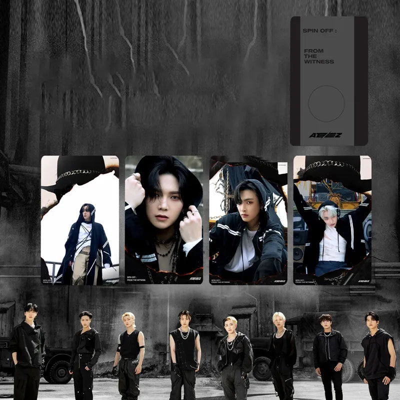 Kpop ATEEZ New Album Guerrilla Collection Postcard 8PCS/Sets