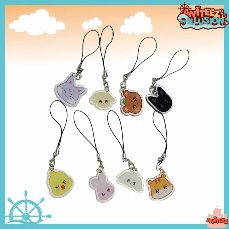 ATEEZ Aniteez Pendant Phone Accessories Keychain