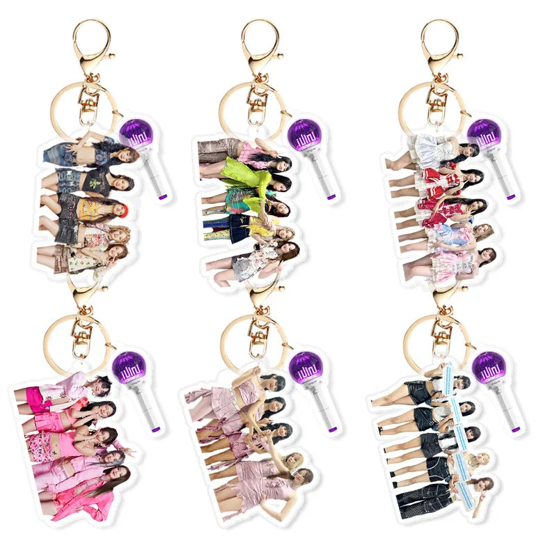 (G)I-DLE Acrylic Figure Cute Character Pendant Keychain