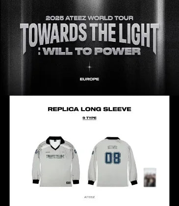 KPOP 2025 Ateez World Tour TOWARDS THE LIGHT Long Sleeve