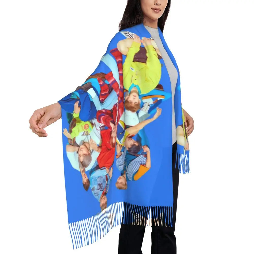 Printed Kpop ATEEZ Logo Scarf