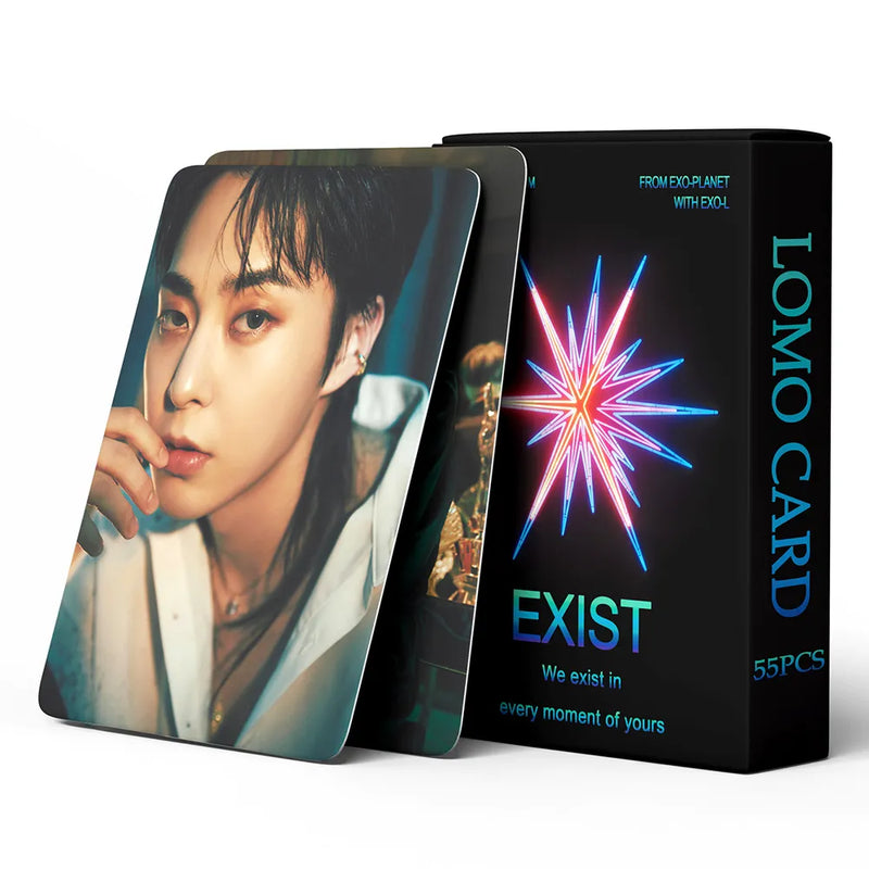 KPOP EXO Exist Album Lomo Card Photocard Collection 55pcs/set