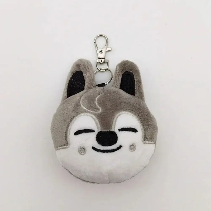 Stray Kids Skzoo Head Plush Toy Keychain