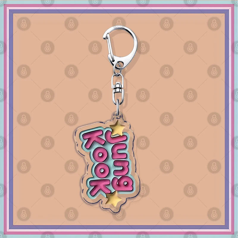 Bangtan Boys Jimin Keychain Ring Accessories