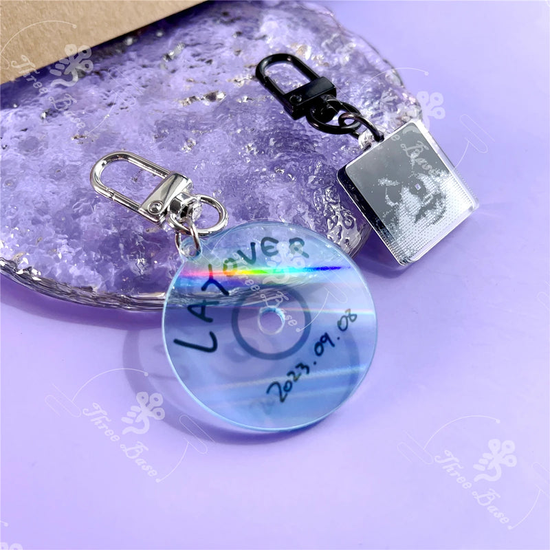 Bangtan Jhope AgustD Cute Acrylic Keyring Keychain