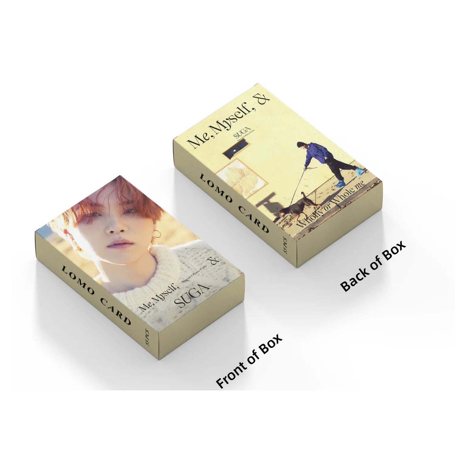 Bangtan Suga Photo Card "Wholly or whole me" Lomo Card Photocards