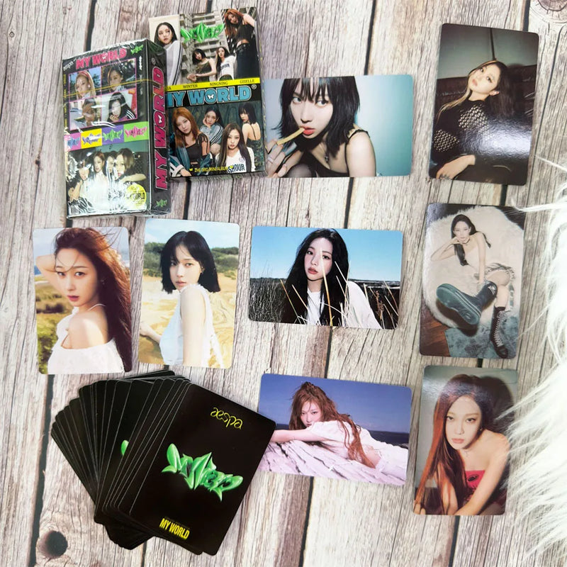 AESPA Mini Album "MY WORLD" Lomo Card Collection