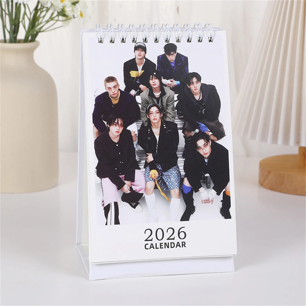 KPOP Idol Group 2026 Desk Calendar Album Photo Fashion Calendar