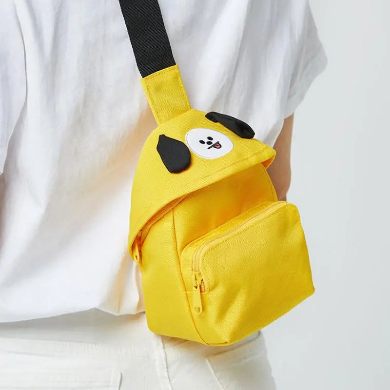 Bangtan21 Cute Cartoons Canvas Shoulder Messenger Bag