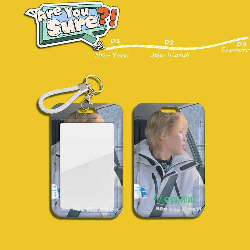 Bangtan Jikook Are You Sure ID Card Holder Keychain