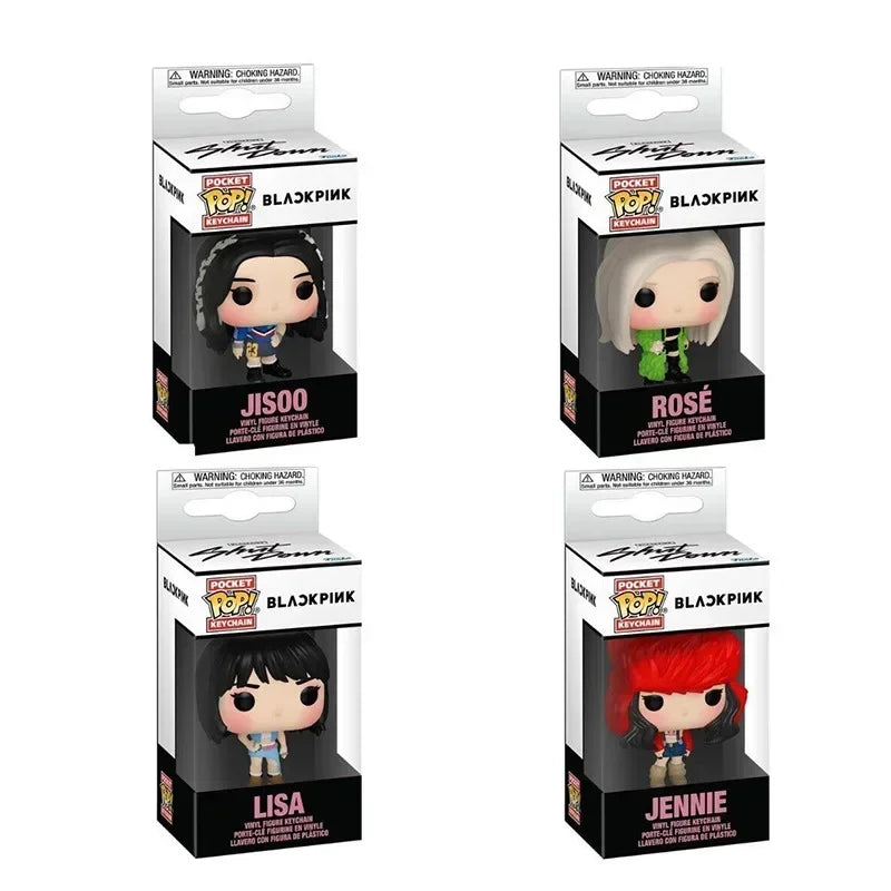 Black Pink Vinyl Figure Collection Toy