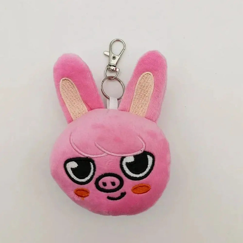 Stray Kids Skzoo Head Plush Toy Keychain