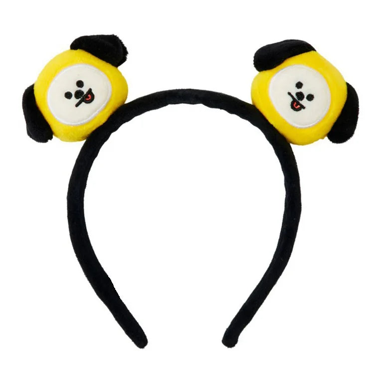 Bangtan21 Kawaii Cartoon Cute Plush Doll Headband