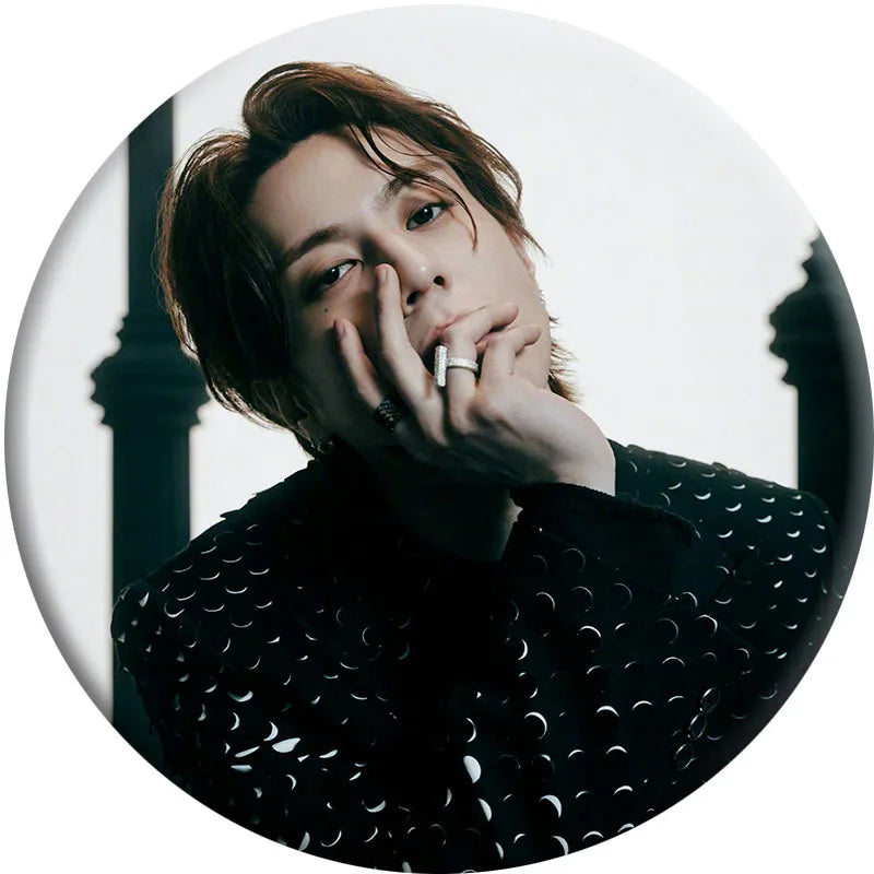 KPOP GOT7 Album WINTER HEPTAGON Metal Badge Brooch