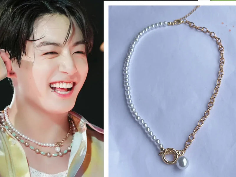 Bangtan Boys JK taehyung Necklace Earrings Accessories