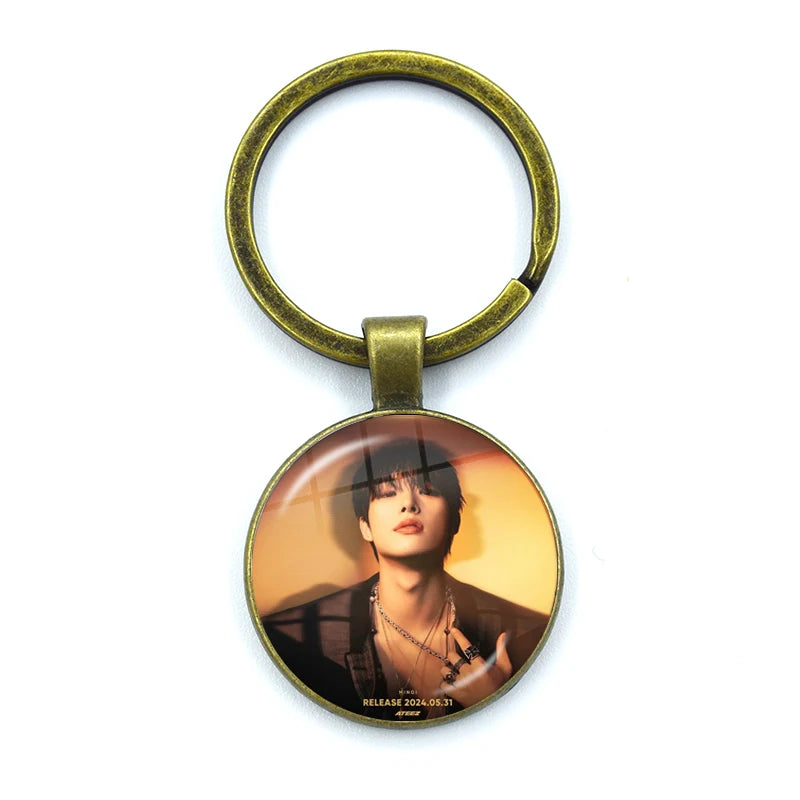 ATEEZ Golden Hour Keychain Keyring Accessories