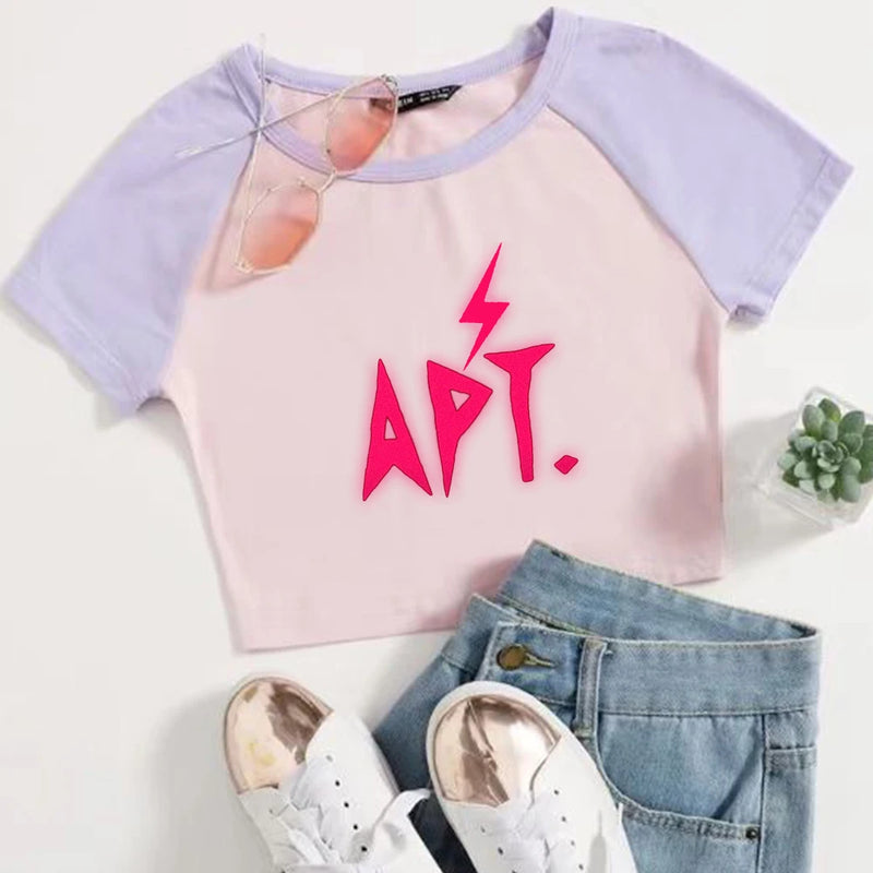 Blackpink APT Crop Shirt for Women