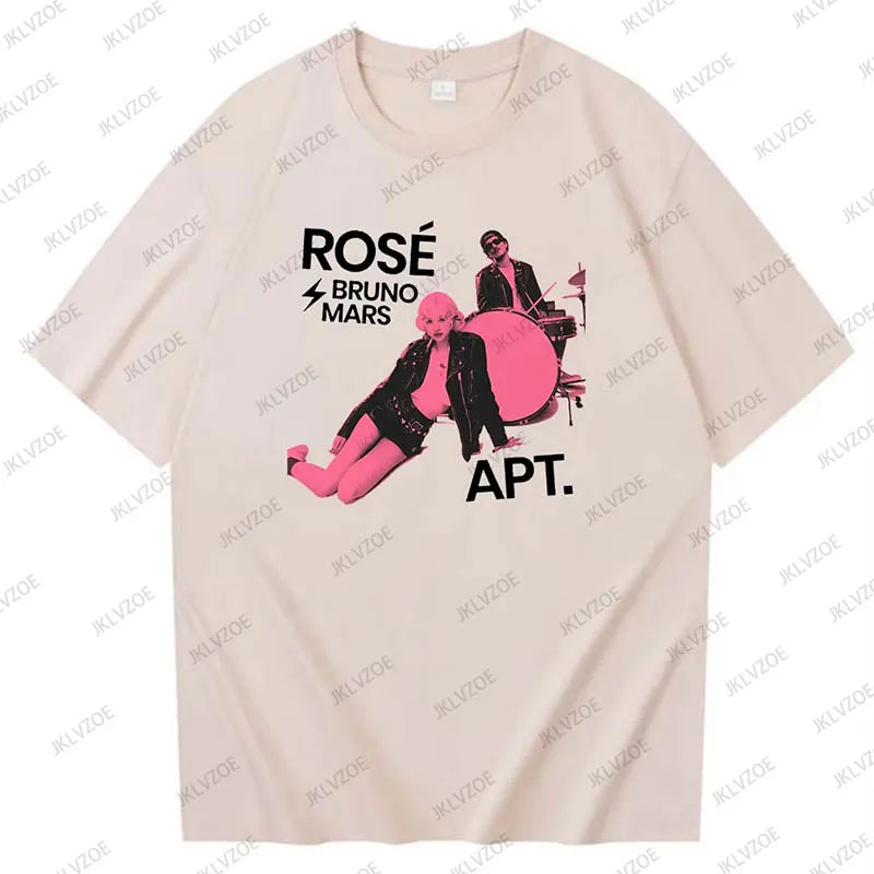 Black Pink Rosie APT Fashion Shirt Merch