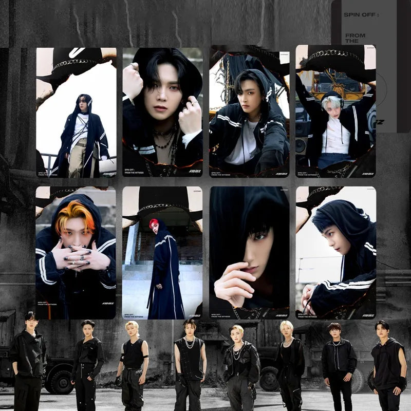 Kpop ATEEZ New Album Guerrilla Collection Postcard 8PCS/Sets