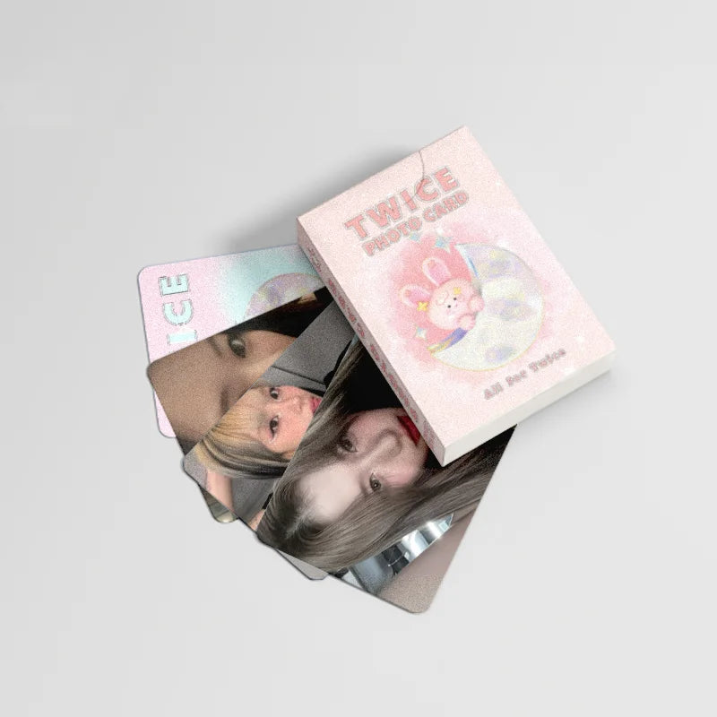 KPOP TWICE New Album Photocards Laser Card