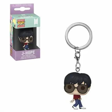 Bangtan Boys Vinyl Figure Cartoon Toy Keychain