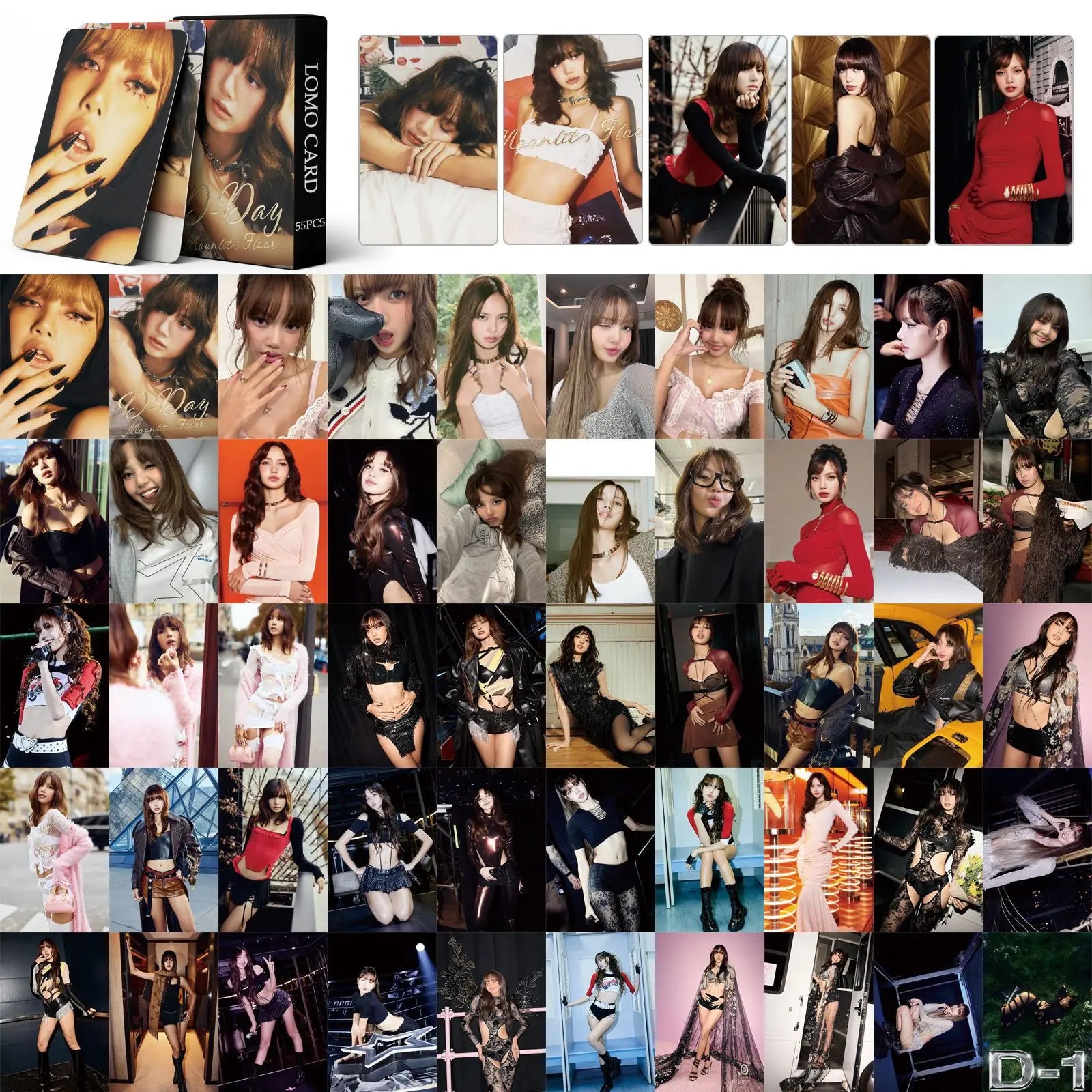 AMORTAGE Blackpink JISOO Lomo Cards Photocards