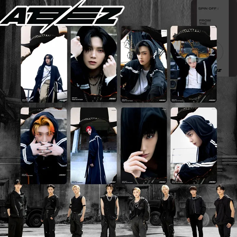Kpop ATEEZ Neues Album Guerrilla Collection Postkarte 8 Stück/Sets