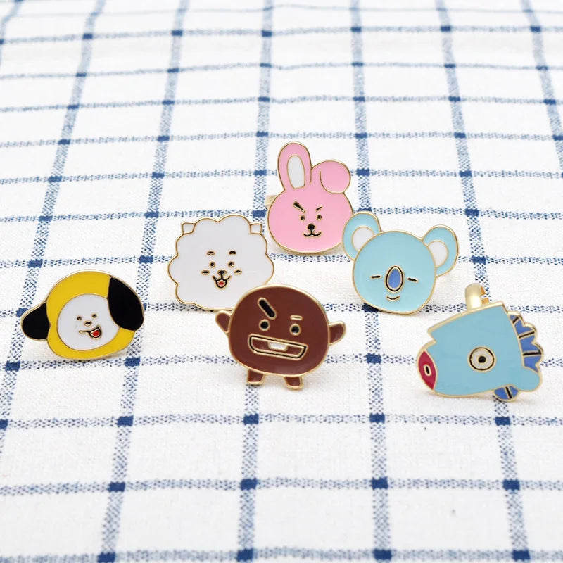 Bangtan21 Brooch Badge Pins Accessories