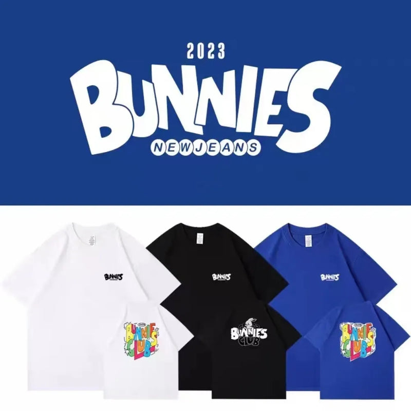 New Jeans Oversized Bunnies Club T-shirt