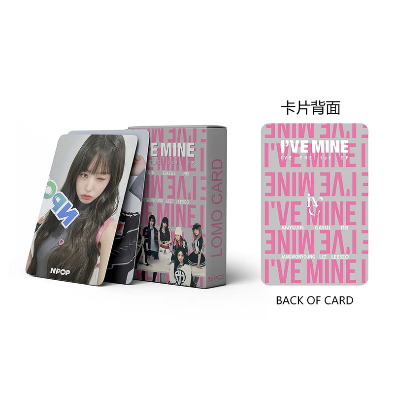 KPOP IVE New Album Mine Lomo Cards