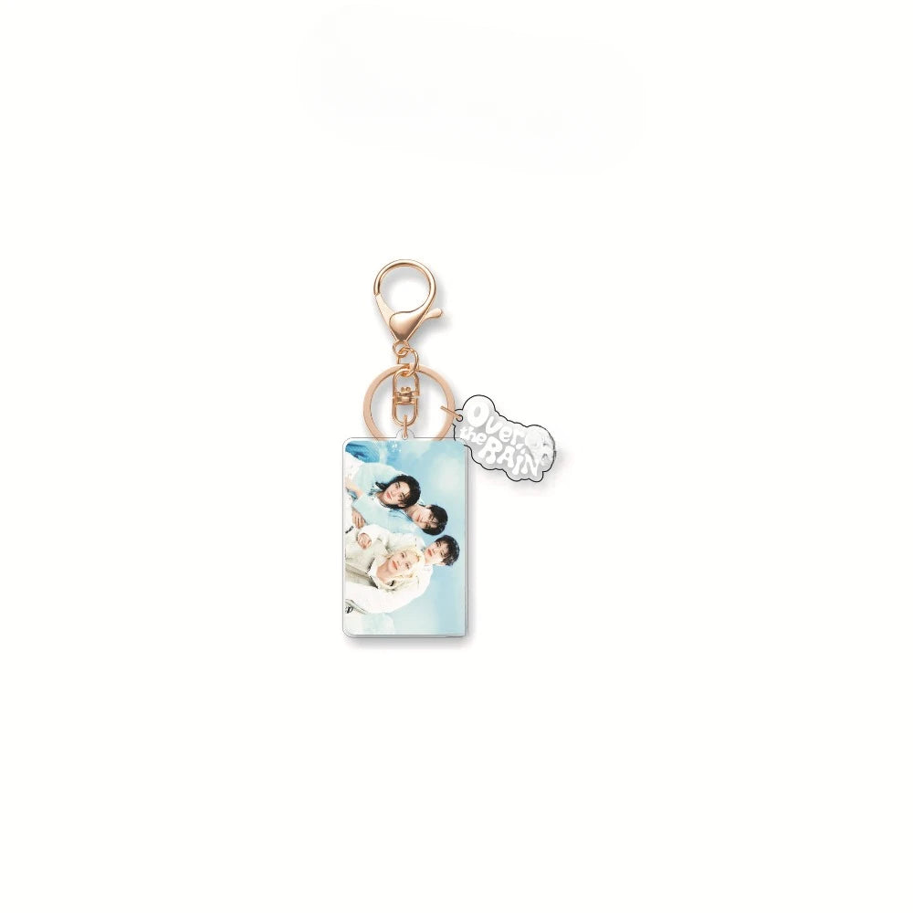 Stay Over The Rain Photo Acrylic Pendant Keychain