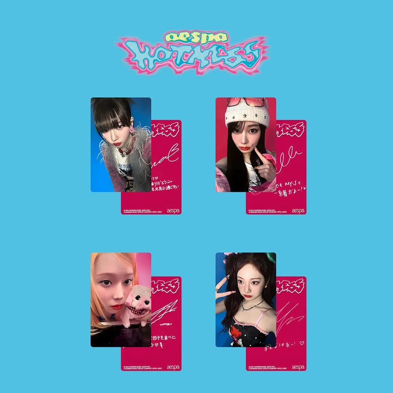 KPOP Aespa Hot Mess Selfie Lomo Cards