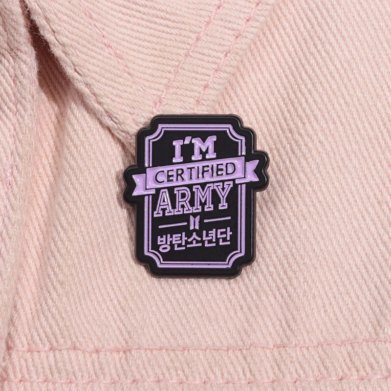 KPOP Bangtan Lapel Badge Pin