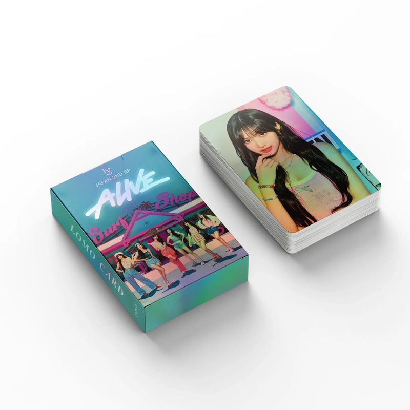 KPOP IVE Alive New Album Laser Lomo Cards Collection