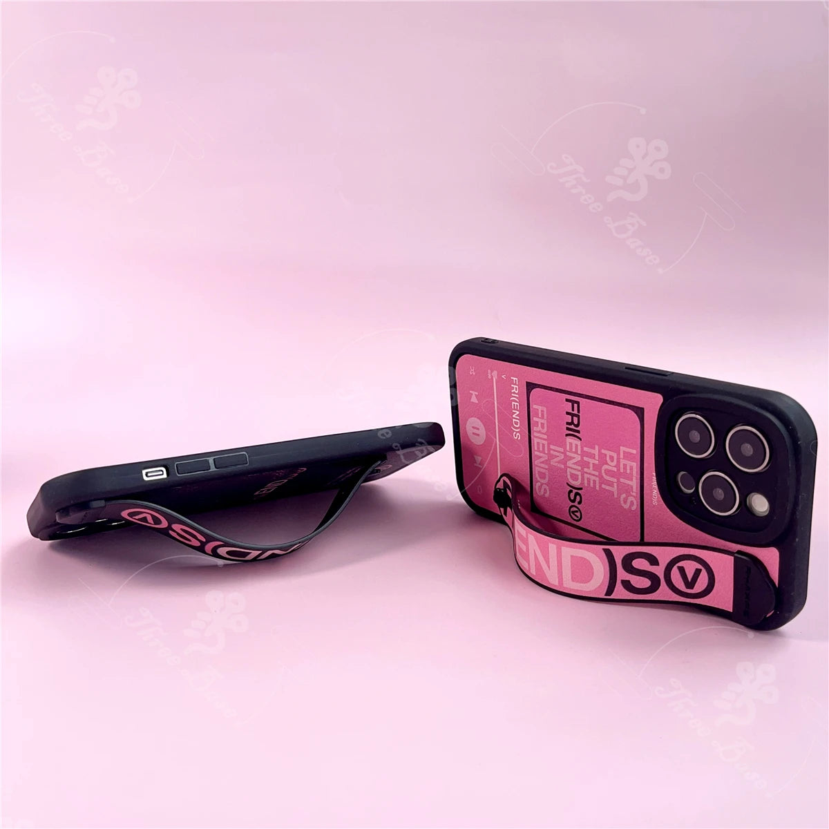 Bangtan Taehyung Friends Iphone Case with strap