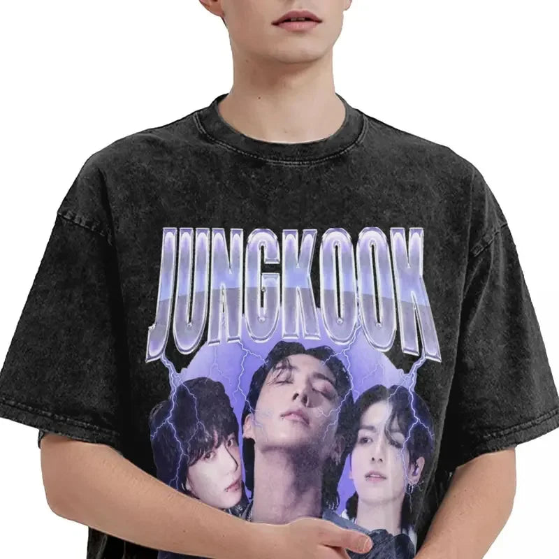 Bangtan Jungkook Retro Vintage Shirt