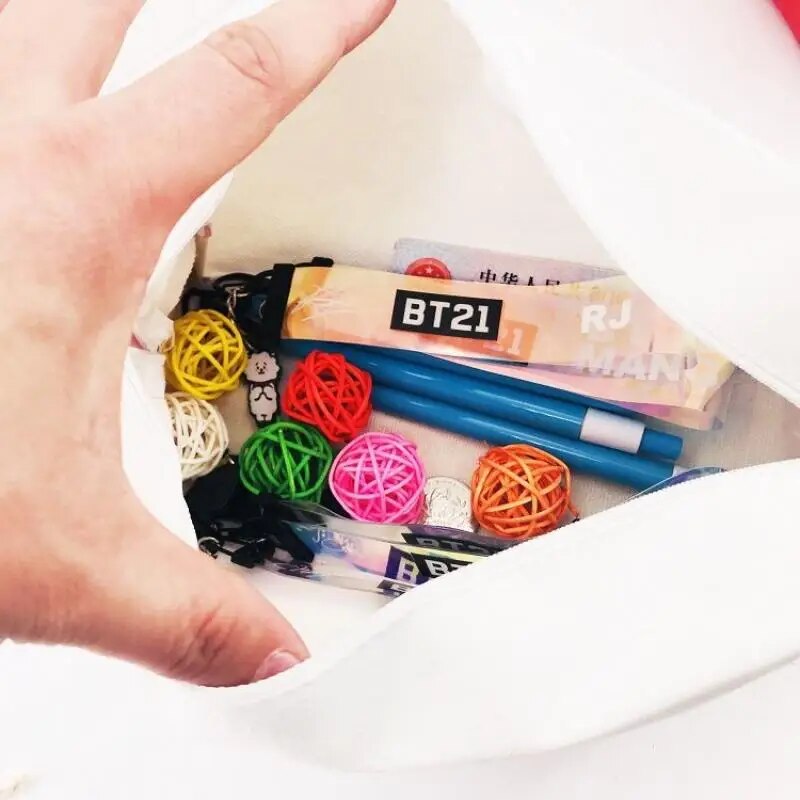 Bangtan21 Storage Pencil Case Bag