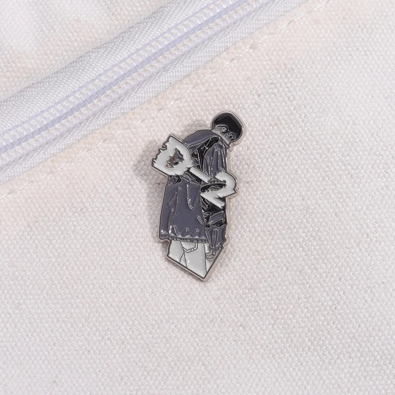 Bangtan Boys Suga D-2 Enamel Pins Brooch