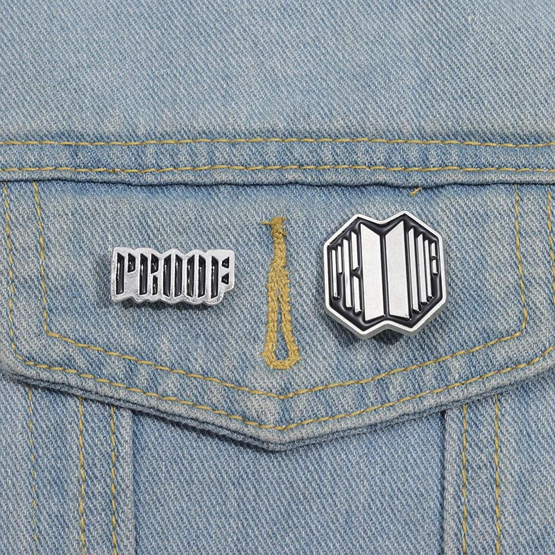 Bangtan Boys Proof Enamel Pin Brooch