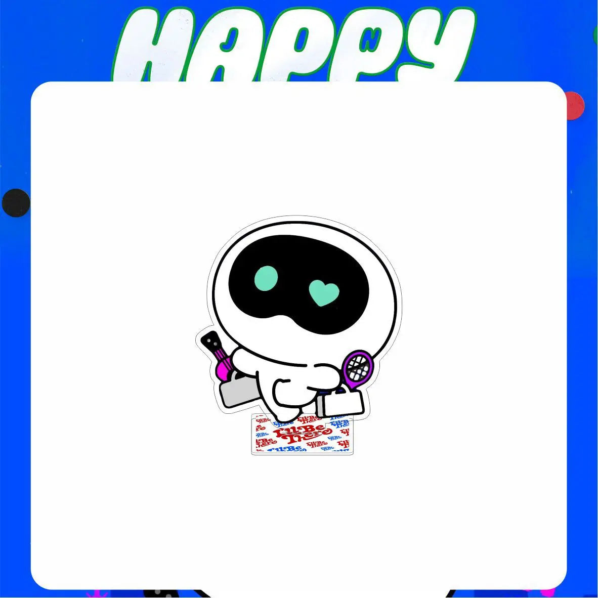 Bangtan Boys JIN Acrylic Happy Figure Stand