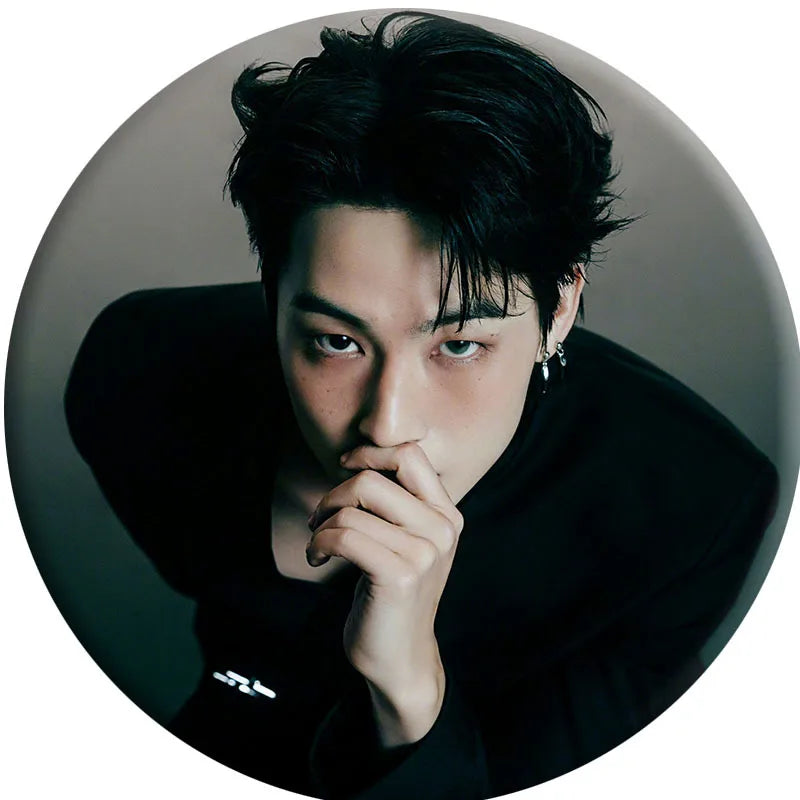 KPOP GOT7 Album WINTER HEPTAGON Metal Badge Brooch