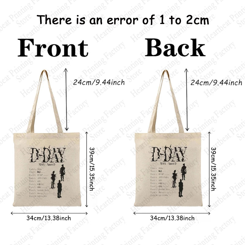AGUST D-Day Canvas Tote Bag